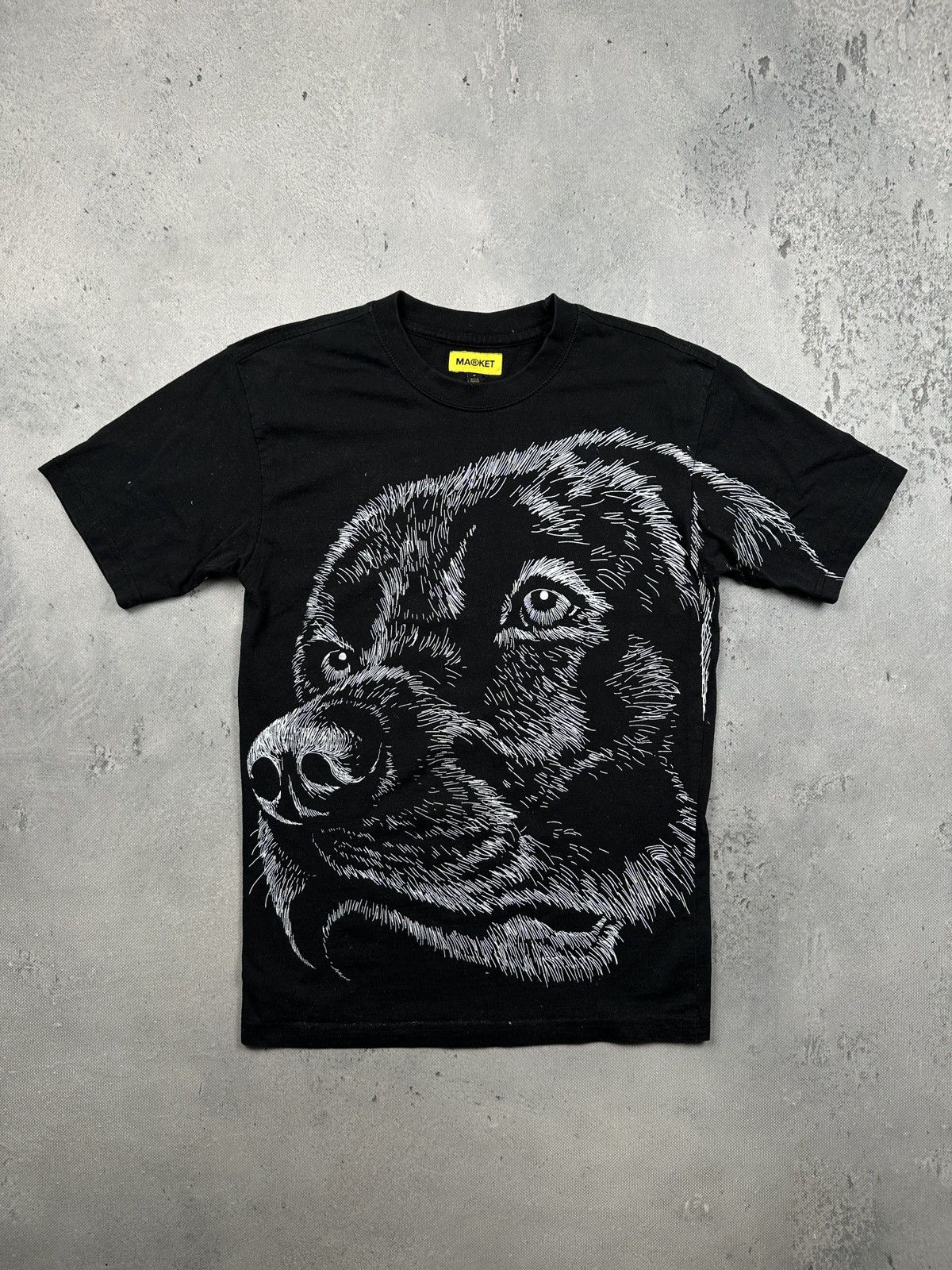 Market Market Good Boy Security Dog Graphic T Shirt Streetwear Y2K Size US S / EU 44-46 / 1 - 1 Thumbnail
