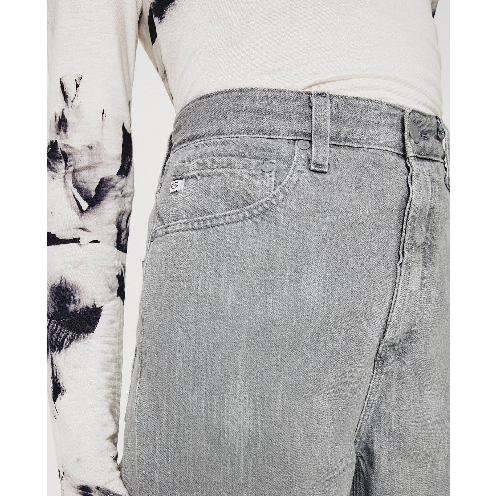 AG Adriano Goldschmied AG Ezzra 30 True Boyfriend Ikat Freestyle Jeans $235 Size 30" / US 8 / IT 44 - 2 Thumbnail