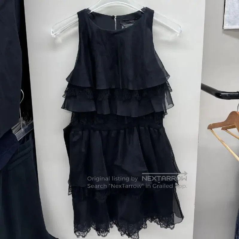 Max Mara MaxMara Black Layered Dress for Women . Size S / US 4 / IT 40 - 1 Thumbnail