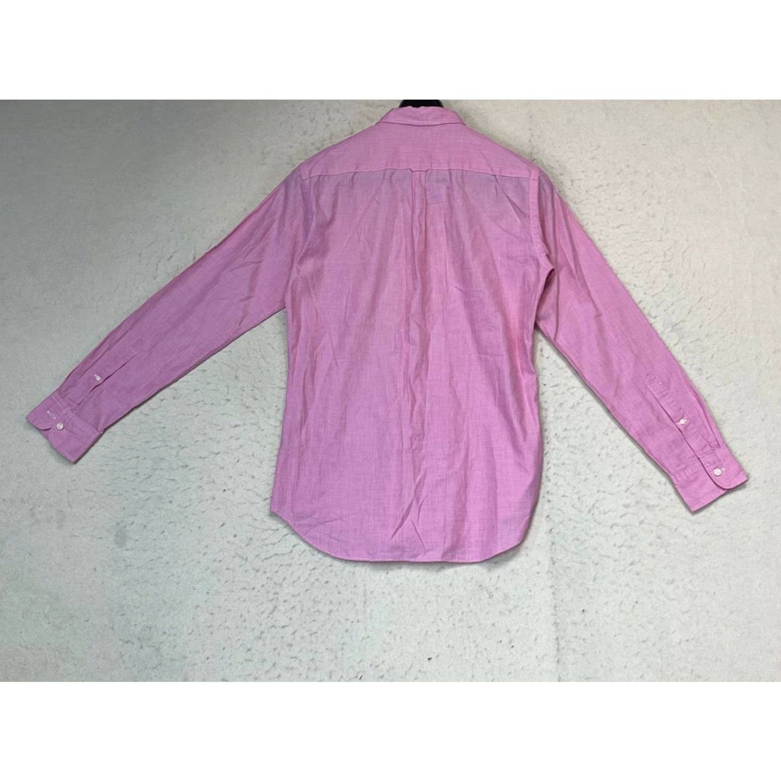 Club Monaco Club Mónaco Shirt men’s XS Long Sleeve 100% Cotton Button-Up Linen? (Note: Original specifies 100% Cotton but also Linen; maintain original words) Size 34R - 2 Thumbnail