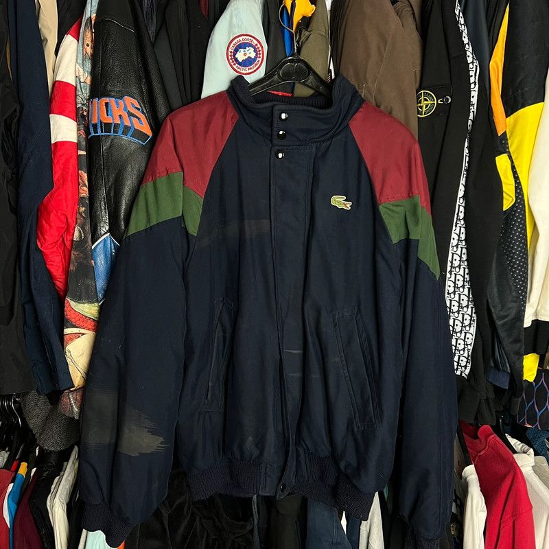 Lacoste × Vintage bomber jacket vintage Lacoste France XL Size US XL / EU 56 / 4 - 1 Thumbnail