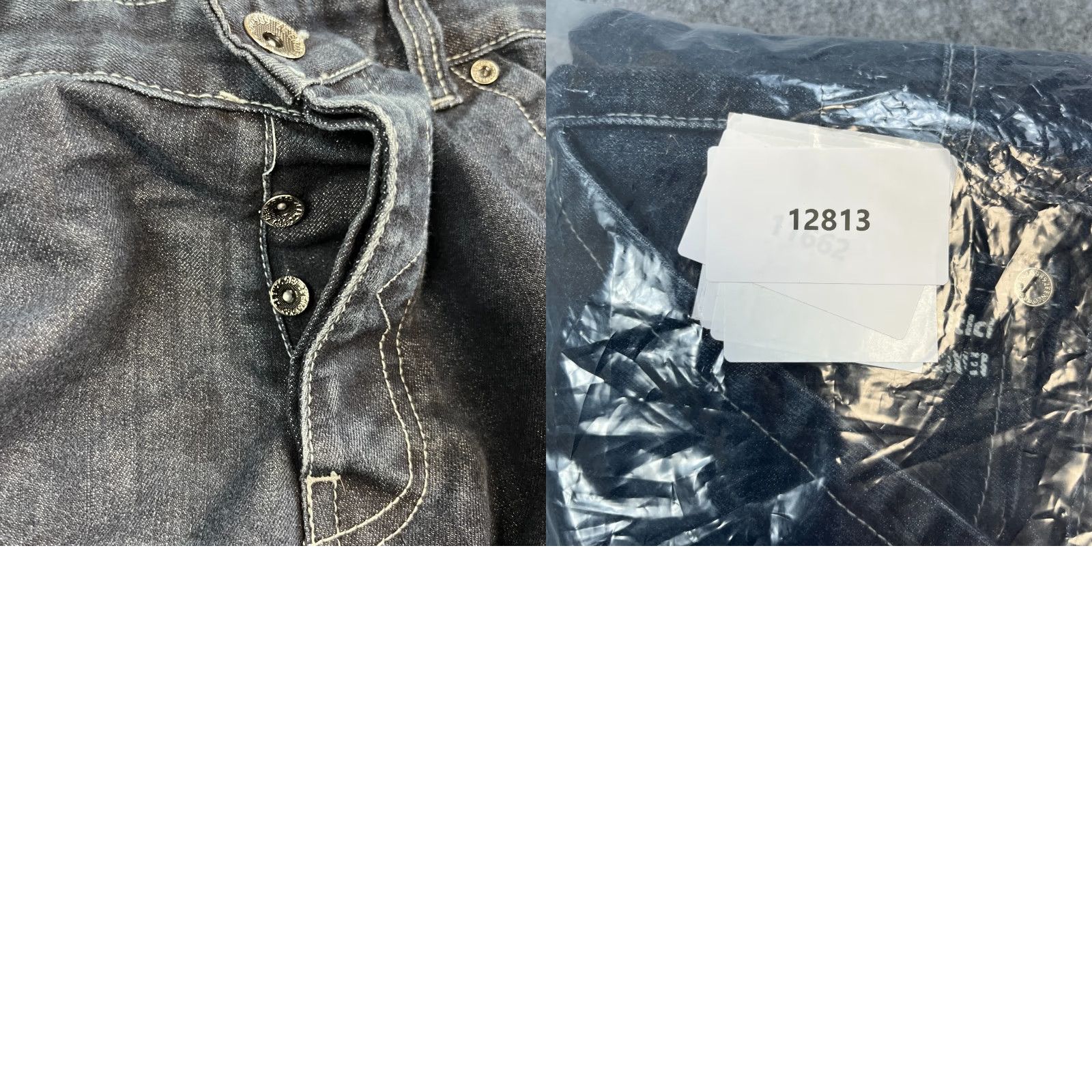 Kenzo Enzo Jeans Mens Relaxed Straight 34 Dark Blue Cinch Buckle Y2K Double Knee 5-Pocket Denim Classic Size US 34 / EU 50 - 9 Thumbnail