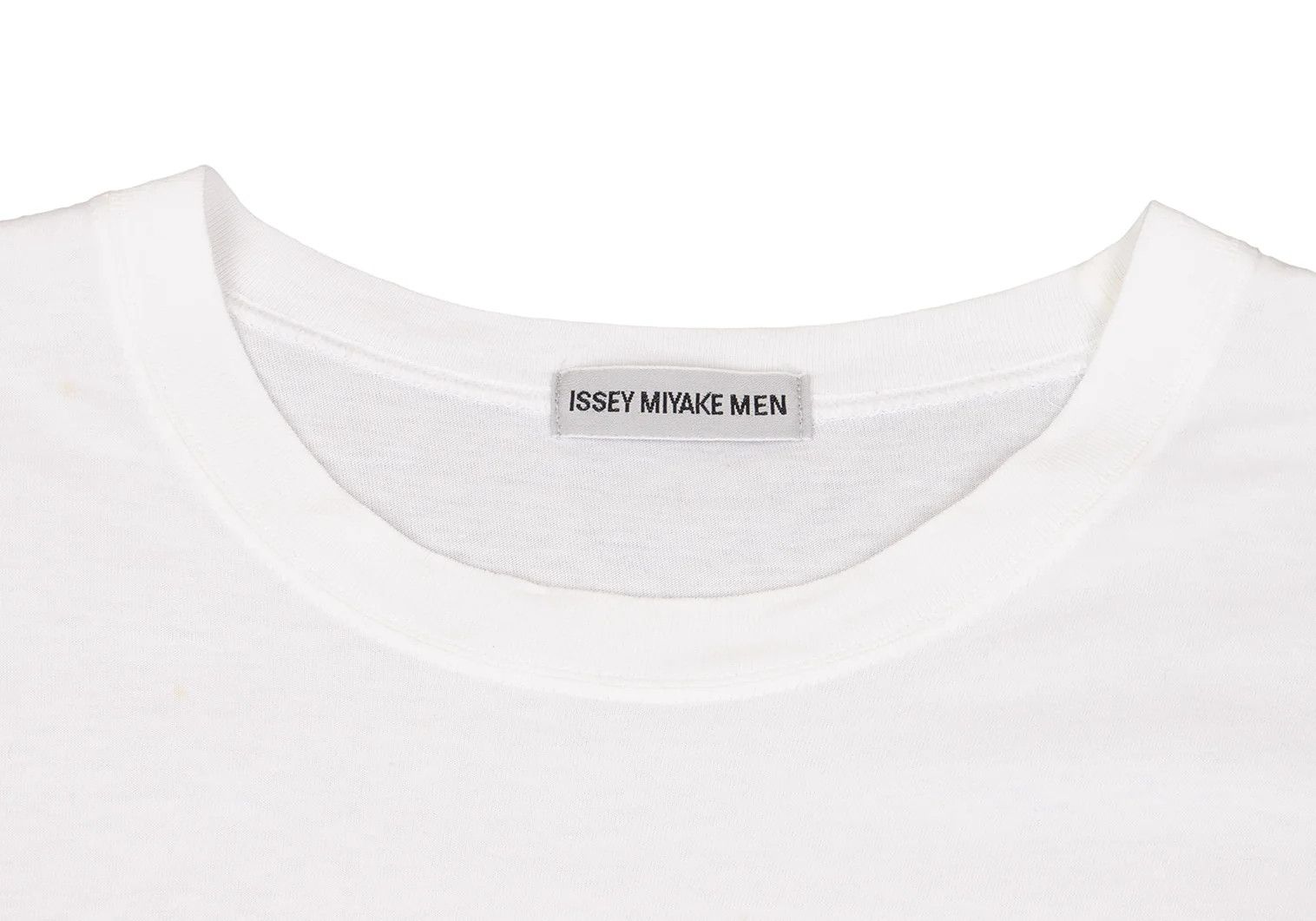 Issey Miyake Basic Cotton Short Sleeve T-Shirt in Off White M Size US M / EU 48-50 / 2 - 4 Thumbnail