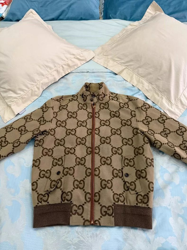 Gucci Gucci Jacket with Logo Design Jacket-2506 Size US L / EU 52-54 / 3 - 6 Thumbnail