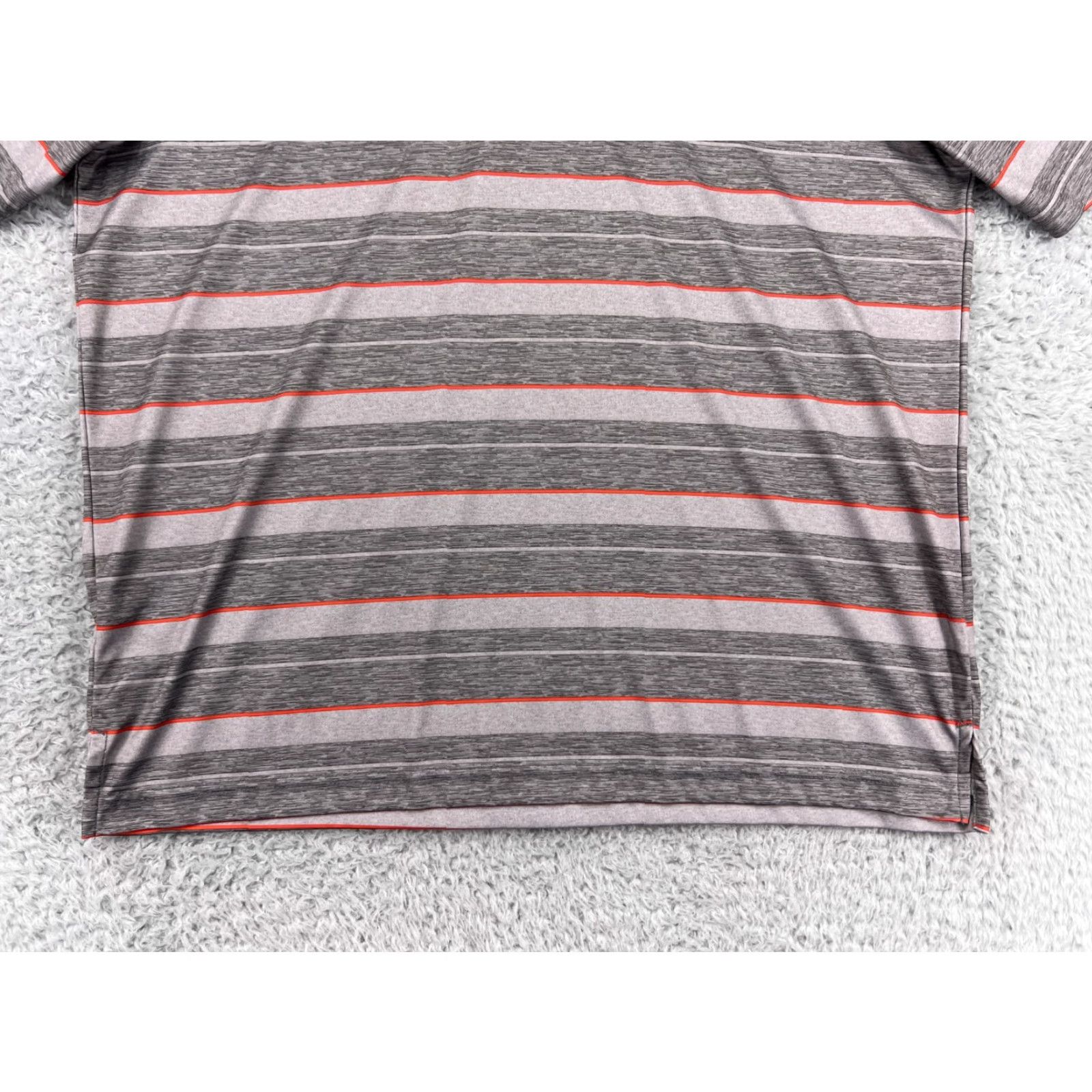 Vintage Grand Slam Polo Shirt Mens Extra Large Gray Red Striped Collared 100% Polyester Size US XL / EU 56 / 4 - 6 Thumbnail