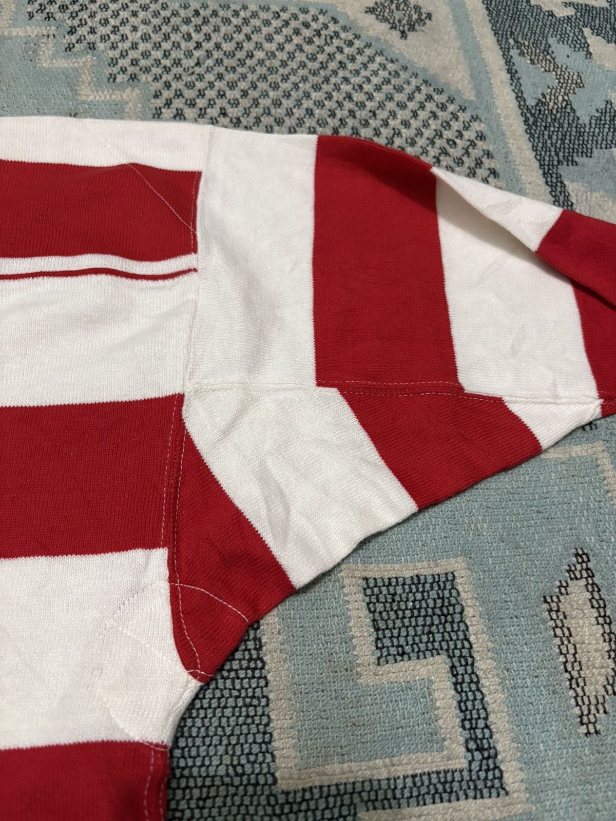 Vintage Vintage striped american football Size US M / EU 48-50 / 2 - 7 Thumbnail