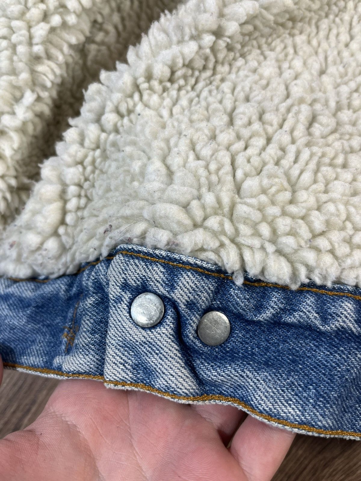 Levi's Vintage 70-80s Levi’s Sherpa Jacket – Made in USA Size US L / EU 52-54 / 3 - 9 Thumbnail