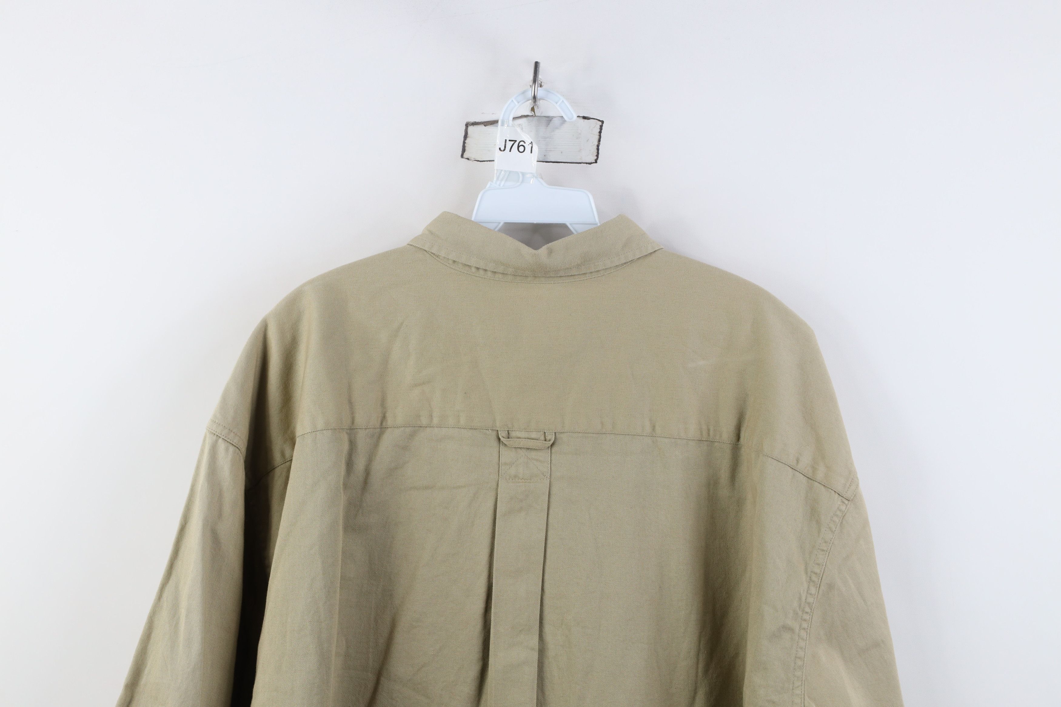 Eddie Bauer Deadstock Vintage 90s Eddie Bauer Short Sleeve Button Shirt Size US XL / EU 56 / 4 - 12 Thumbnail