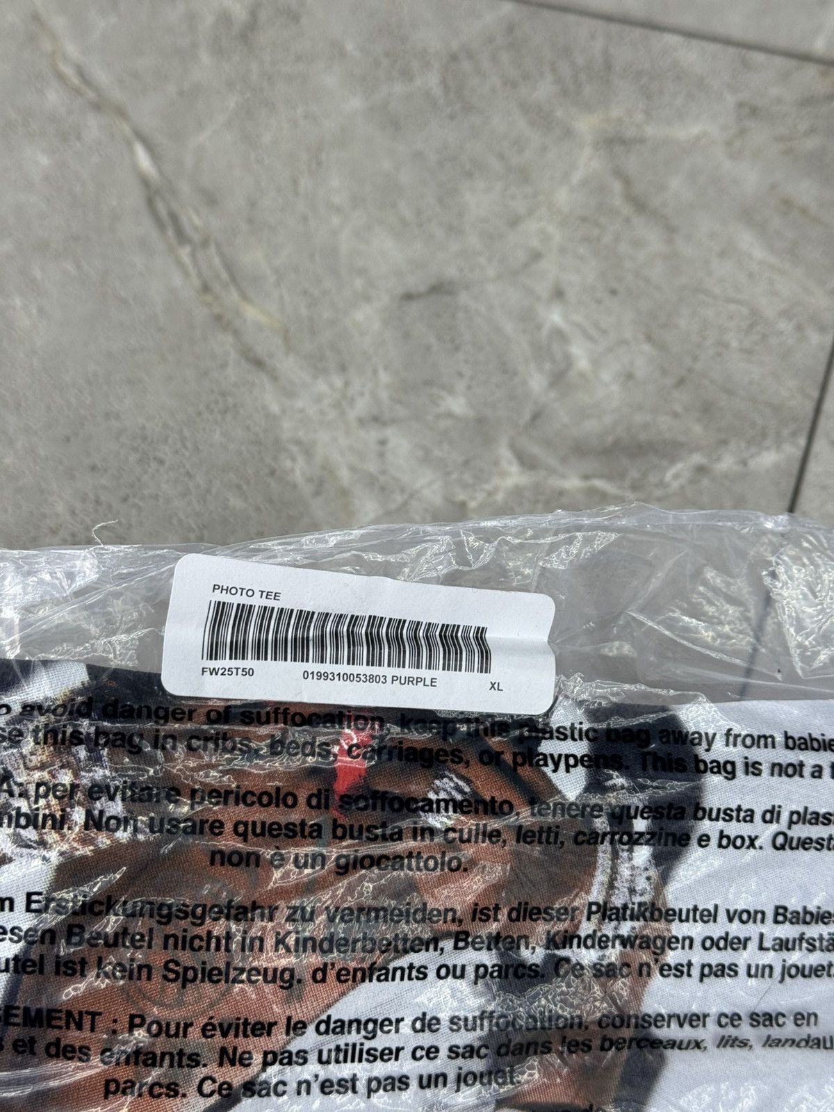 Supreme Supreme Playboi Carti PURPLE Photo Tee IN HAND Size US XL / EU 56 / 4 - 2 Thumbnail