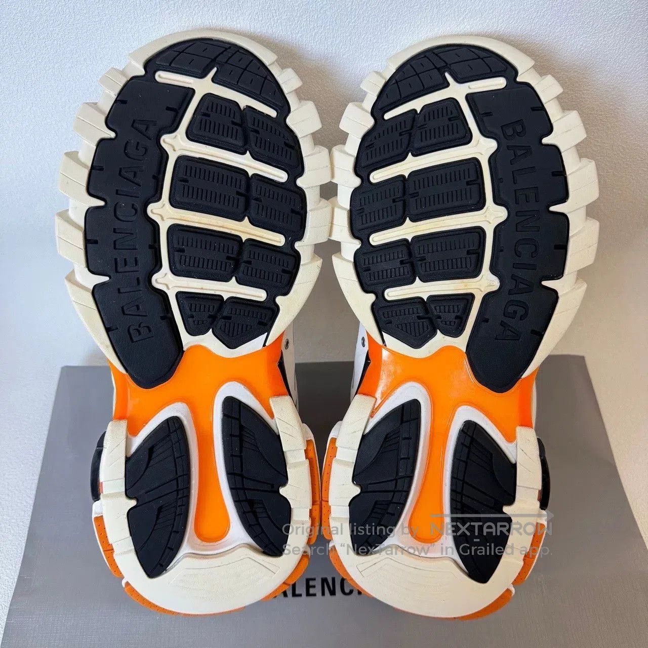 Balenciaga balenciaga track 1.0 sneakers white orange. Size US 13 / EU 46 - 6 Thumbnail