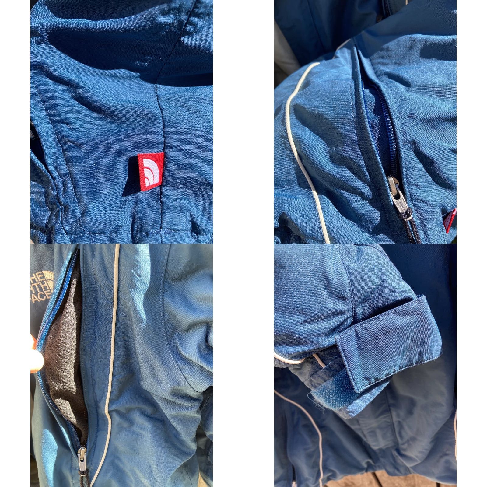 The North Face The North Face Hyvent Jacket Blue Solid Full-Zip L Pocket Womens Jacket Size L / US 10 / IT 46 - 8 Thumbnail