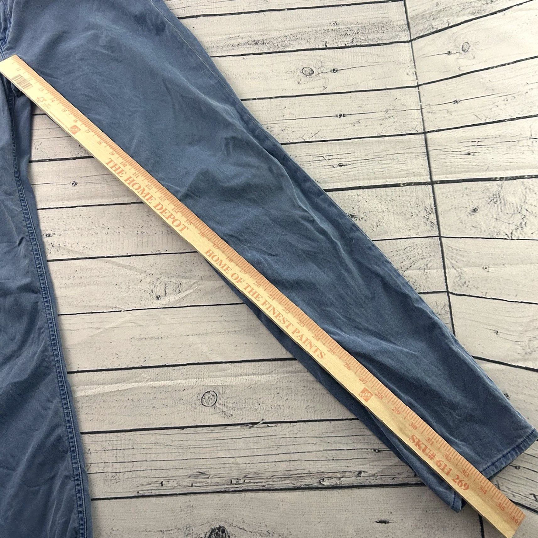 Hudson Hudson Slim Straight Pants Men 32 Blue Hudson Blake Chino Slim Inseam 34 Baggy? Size US 32 / EU 48 - 6 Thumbnail