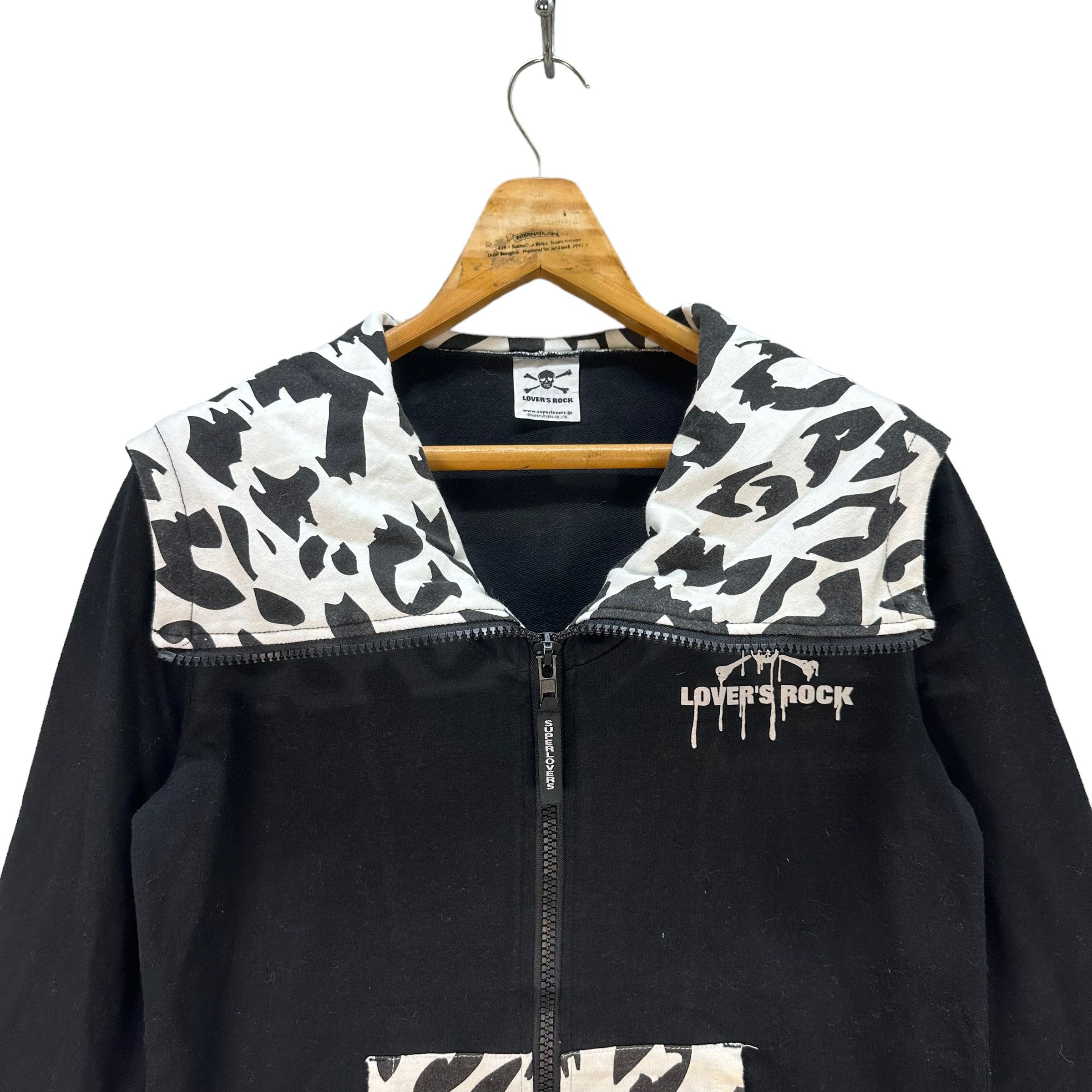Japanese Brand Lovers Rock Super Lover Ninja Zipper Hoodies #8597-016 Size US S / EU 44-46 / 1 - 2 Thumbnail