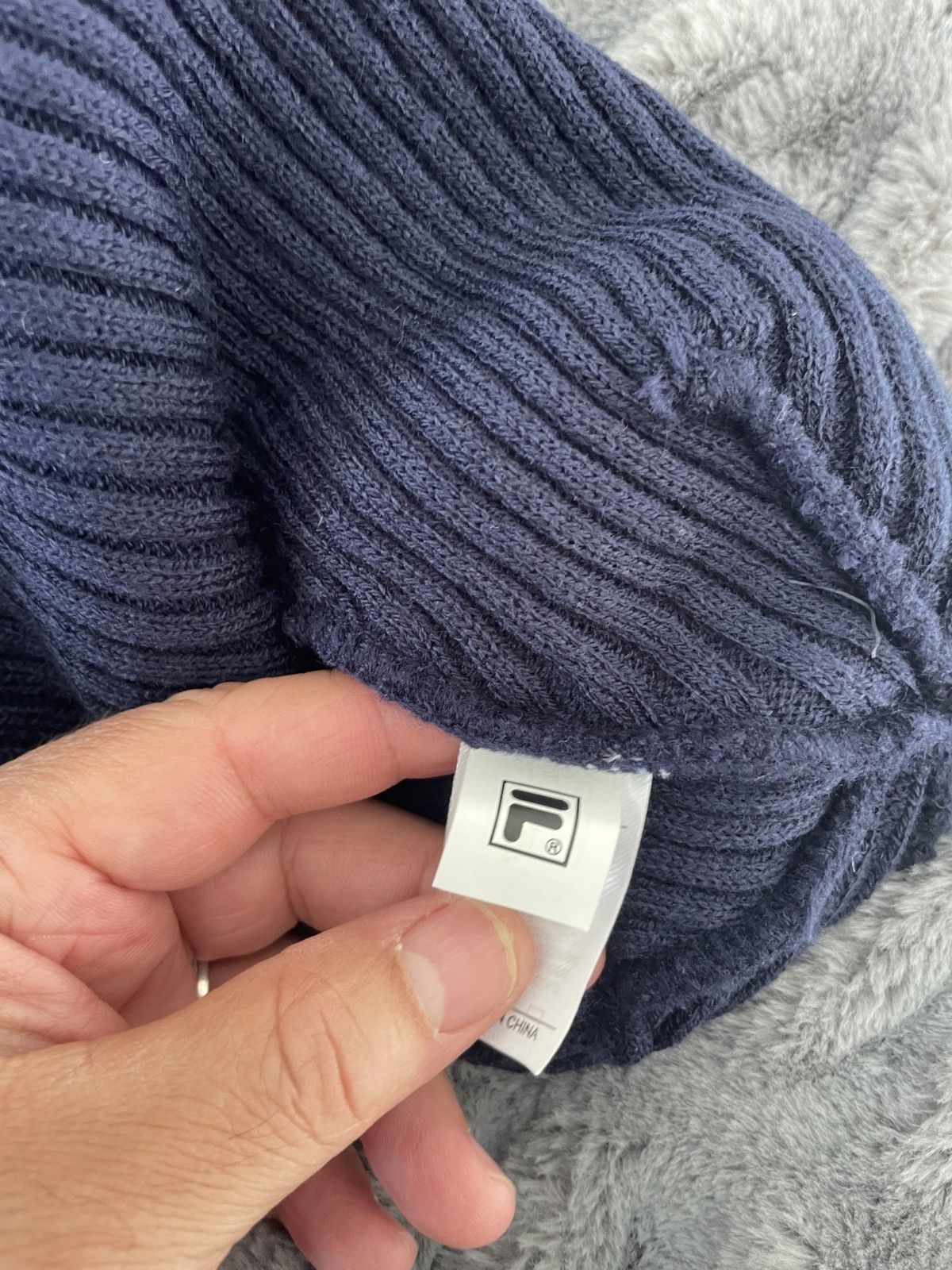 Fila Peacoat Ribbed Beanie Nwt 20.00 Size ONE SIZE - 8 Thumbnail
