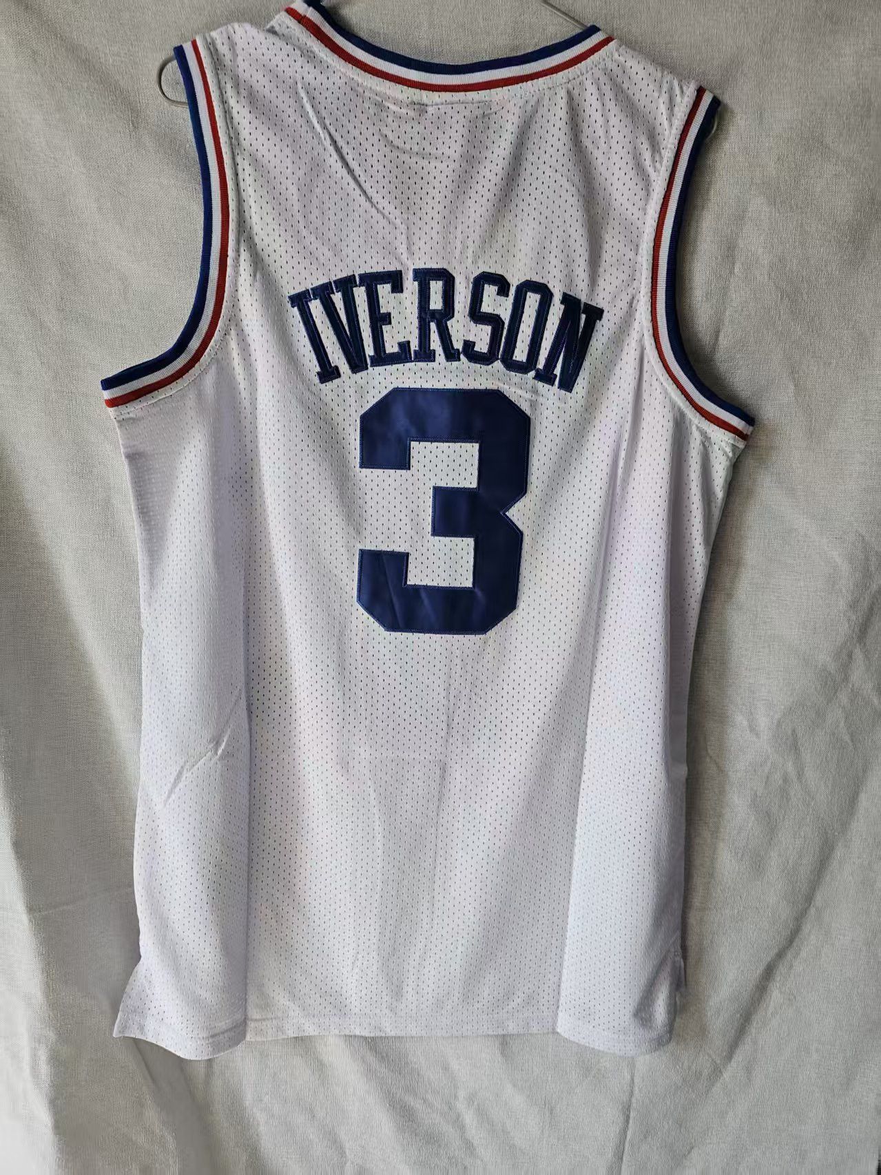 NBA 2003 Nba All Star 3 Allen Iverson Jersey Stitched Size US M / EU 48-50 / 2 - 2 Thumbnail