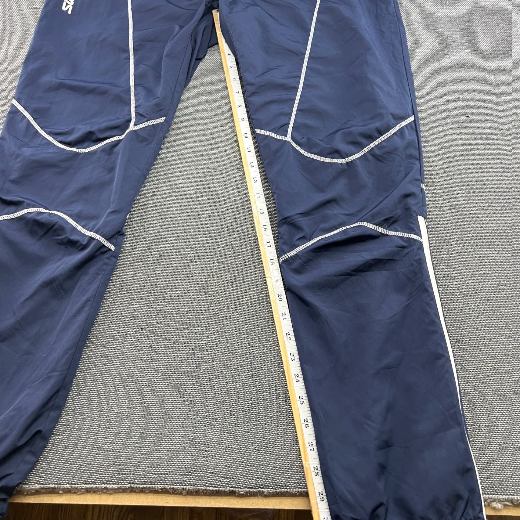 Vintage Swix Nordic X Cross Country Ski Pants Womens XL Touring Blue athletic Water Resistant Quick Dry Lightweight Softshell Track Pants Size 40" / US 18 - 7 Thumbnail