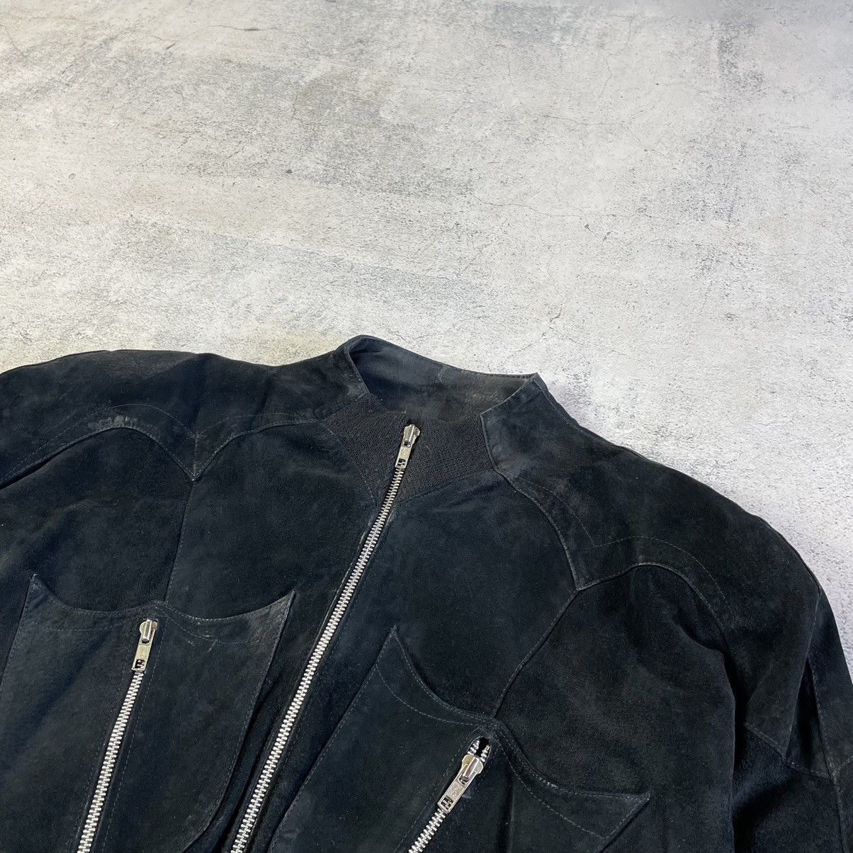 Thierry Mugler × Vintage 80’s-90’s THIERRY MUGLER ARCHIVE CROPPED BOMBER JACKET Size M / US 6-8 / IT 42-44 - 4 Thumbnail