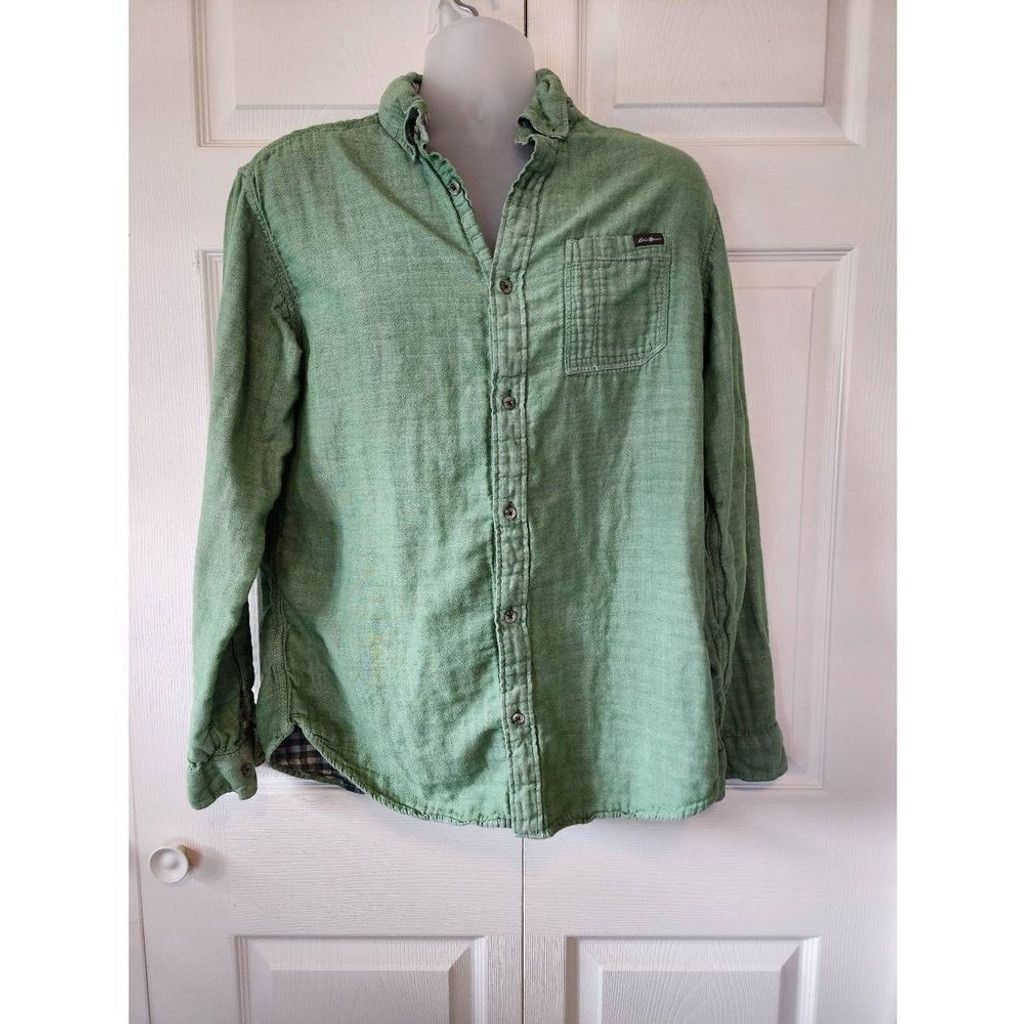 Eddie Bauer Eddie Bauer Green Shirt Size US L / EU 52-54 / 3 - 1 Thumbnail