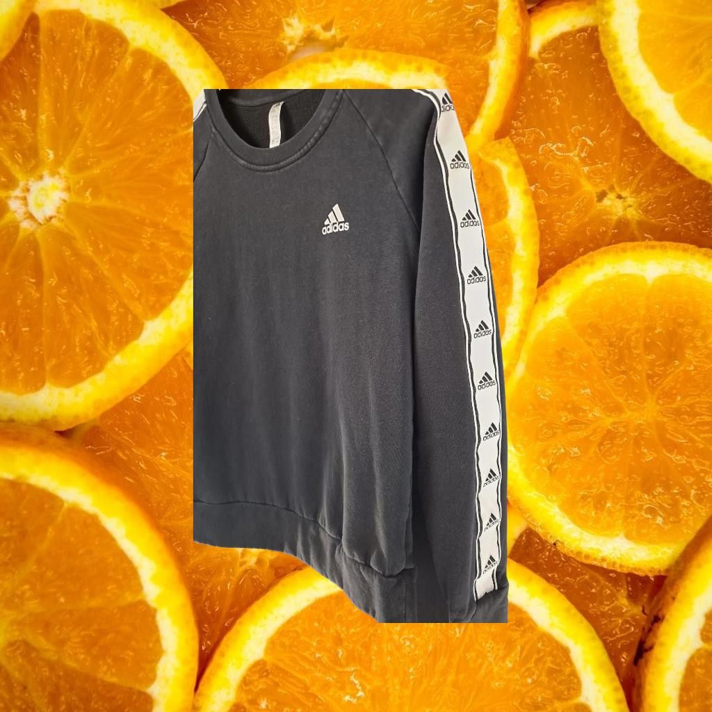 Adidas Black Adidas Sweatshirt With Adidas Down the Sleeves Size S Size US S / EU 44-46 / 1 - 2 Thumbnail