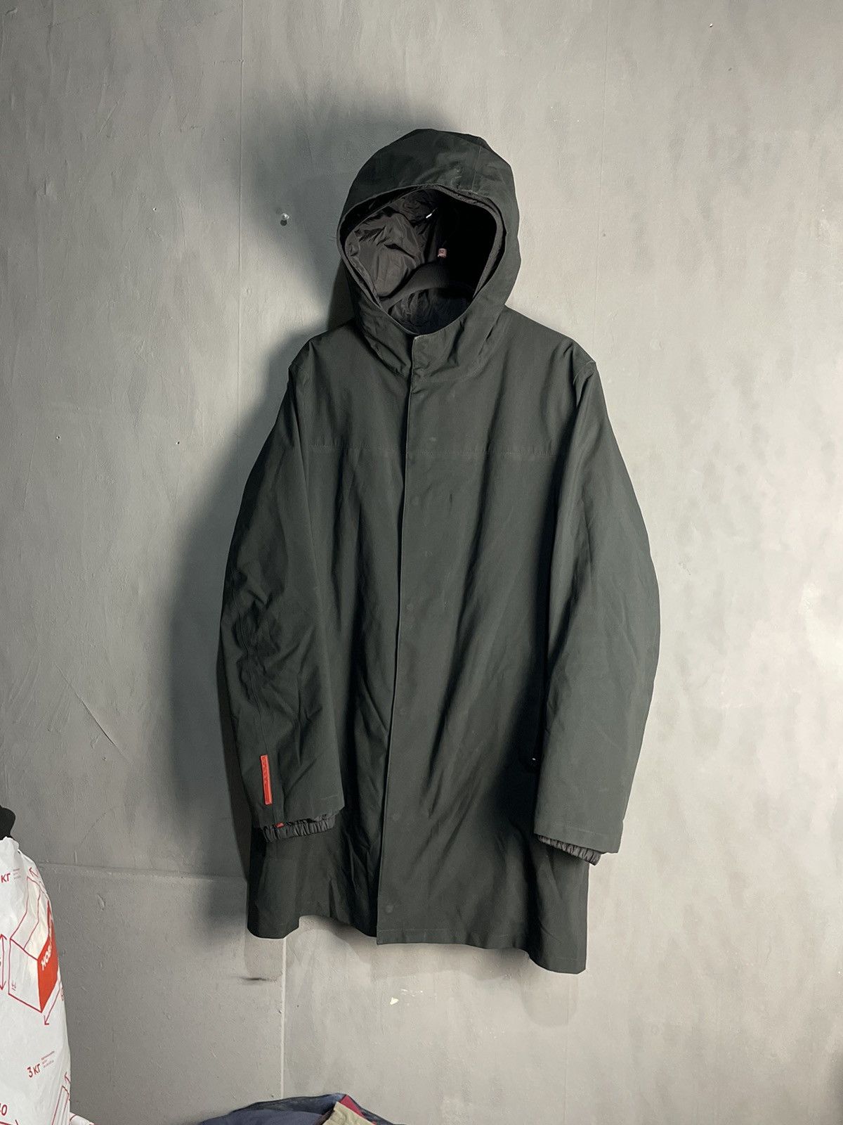 Designer × Prada Prada SGV154 MAT.23E Gore-Tex Nylon Coat Jacket