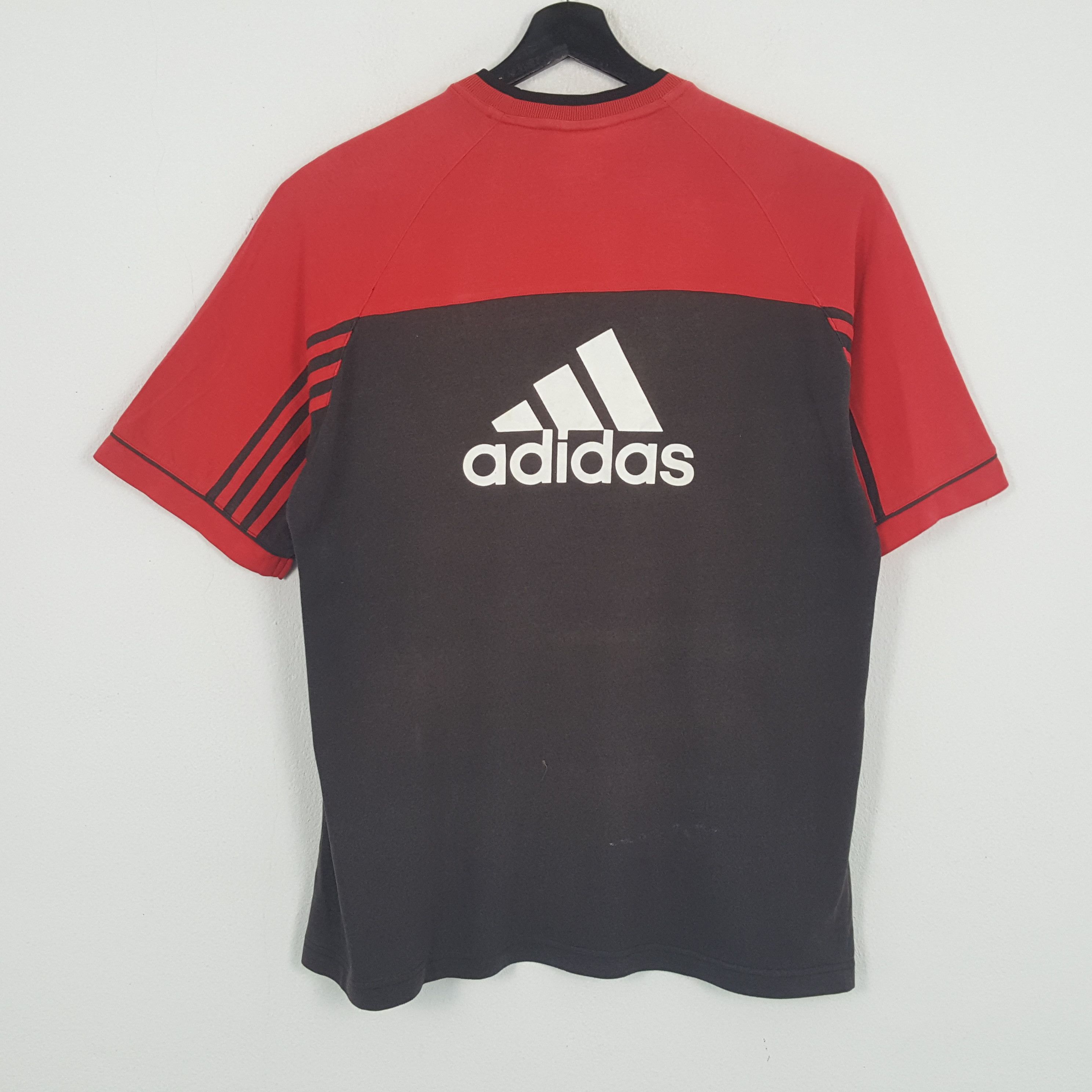 Adidas × Vintage ADIDAS AC MILAN Opel Football Club Tshirt Size US XL / EU 56 / 4 - 3 Thumbnail