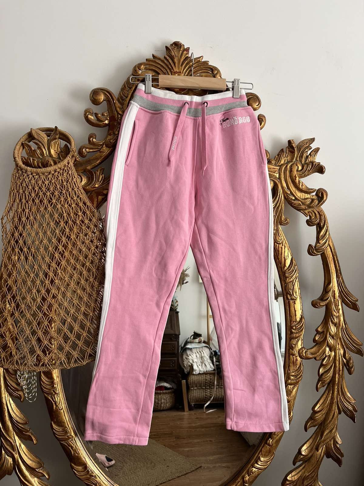 Ecko Unltd. × Vintage Vintage Ecko Unltd. pink pants sweat joggers Big Logo Y2K Size 28" / US 6 / IT 42 - 1 Thumbnail