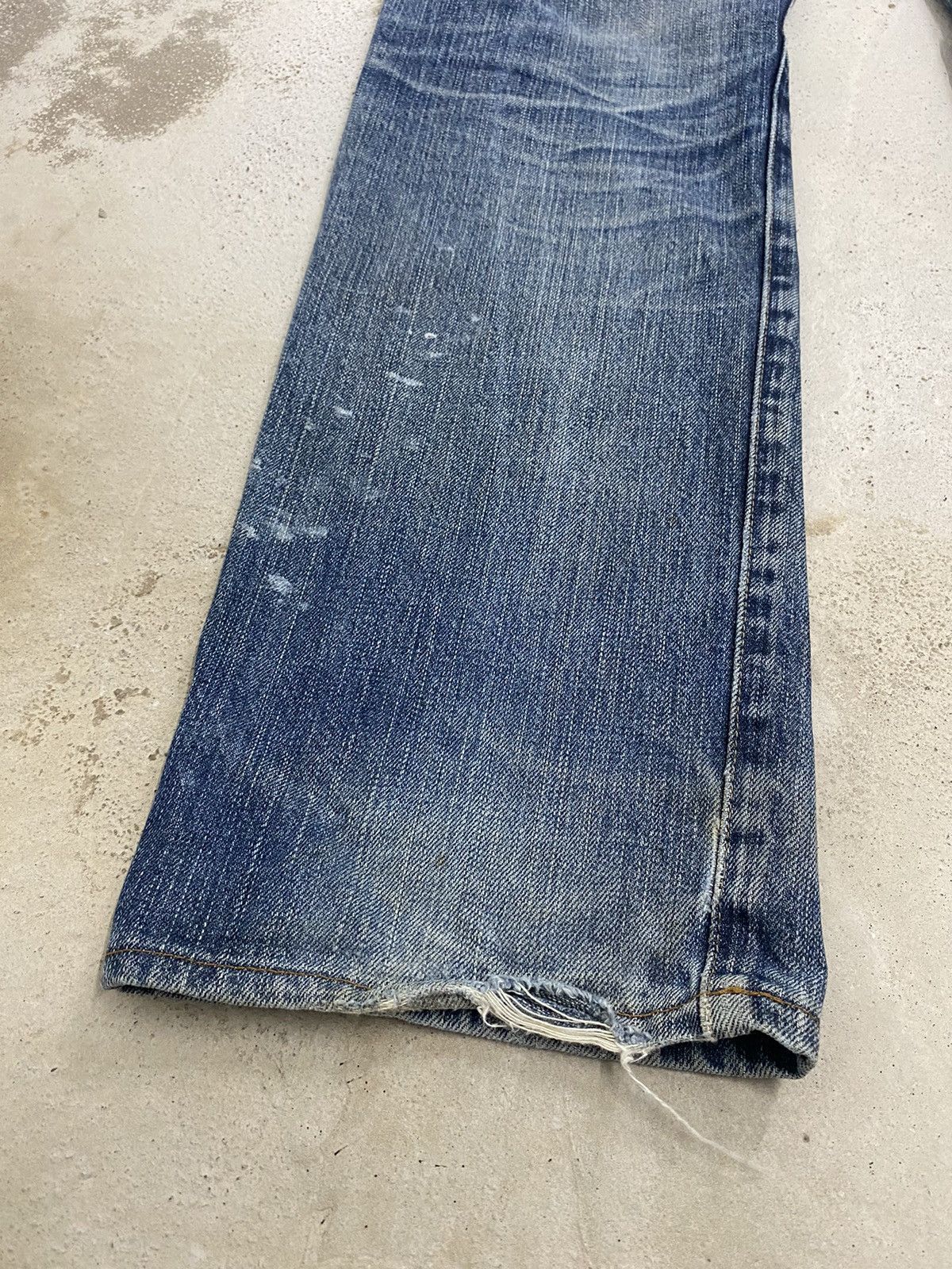 Levi's Levis 505 Japan Market J03 Button Distress Denim Washed Size US 30 / EU 46 - 19 Thumbnail