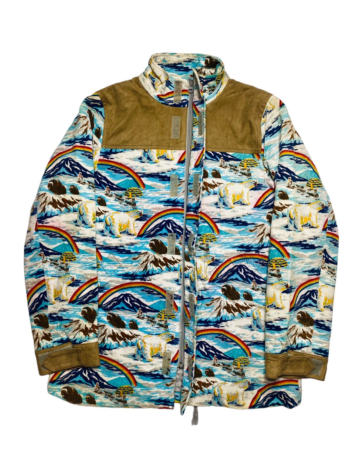 Hysteric Glamour 1980s Ozone Community - Printed Es Kimo & Polar Bear Jacket Size US M / EU 48-50 / 2 - 2 Thumbnail