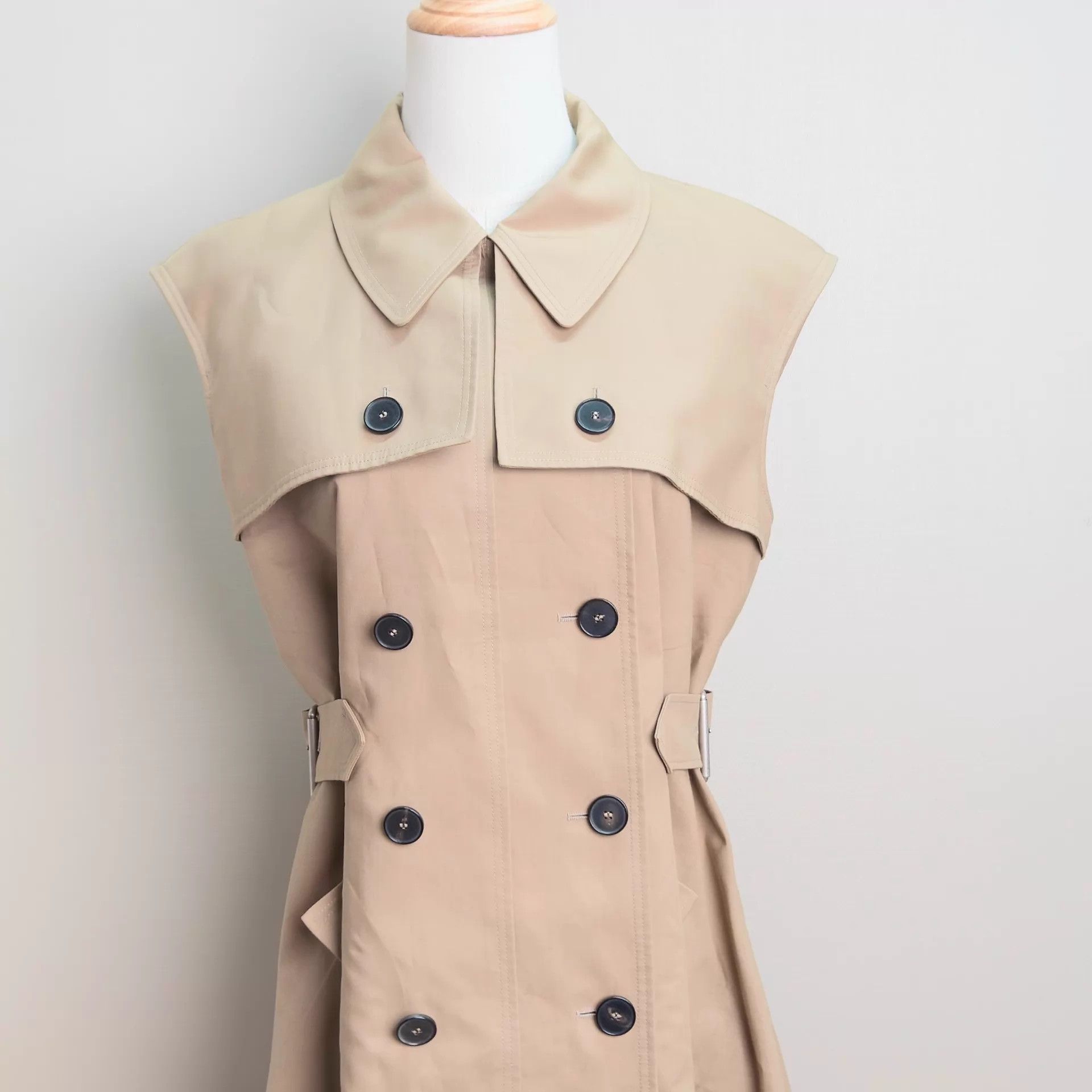 Dior DIOR Sleeveless Trench Coat 38 Size S / US 4 / IT 40 - 4 Thumbnail