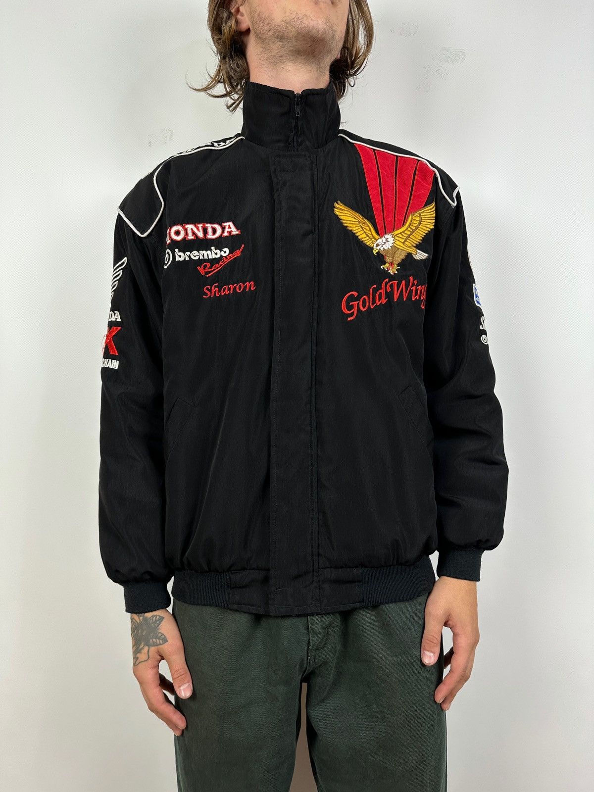 Honda Vintage Honda Gold Wing Racing F1 Snap On Jacket Size US M / EU 48-50 / 2 - 3 Thumbnail