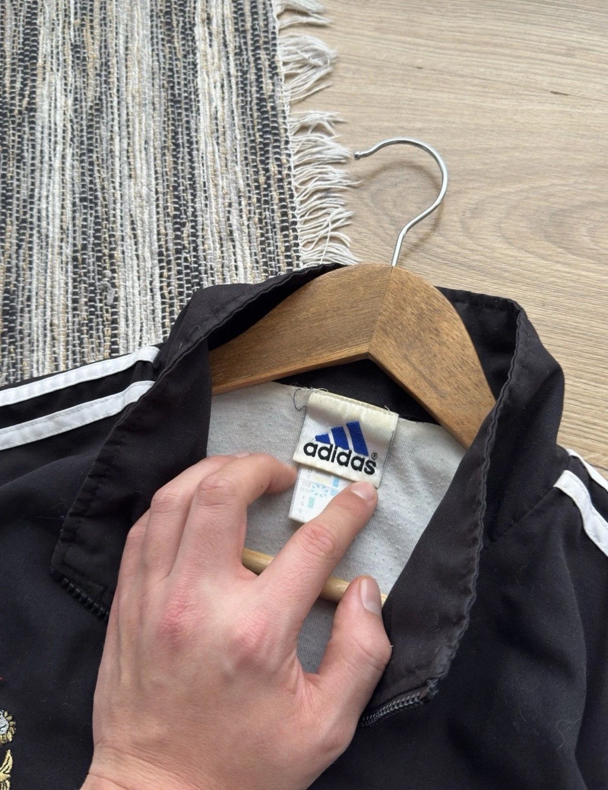 Adidas Vintage Newcastle United 90s Adidas Track Jacket Football Size US M / EU 48-50 / 2 - 13 Thumbnail
