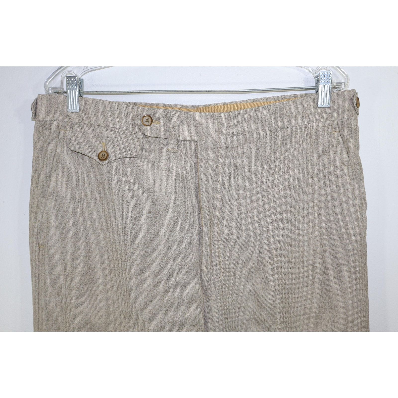 Cartier 40L Vintage 70s Cartier Collection Hopsack 2 Piece Suit Size 40L - 10 Thumbnail