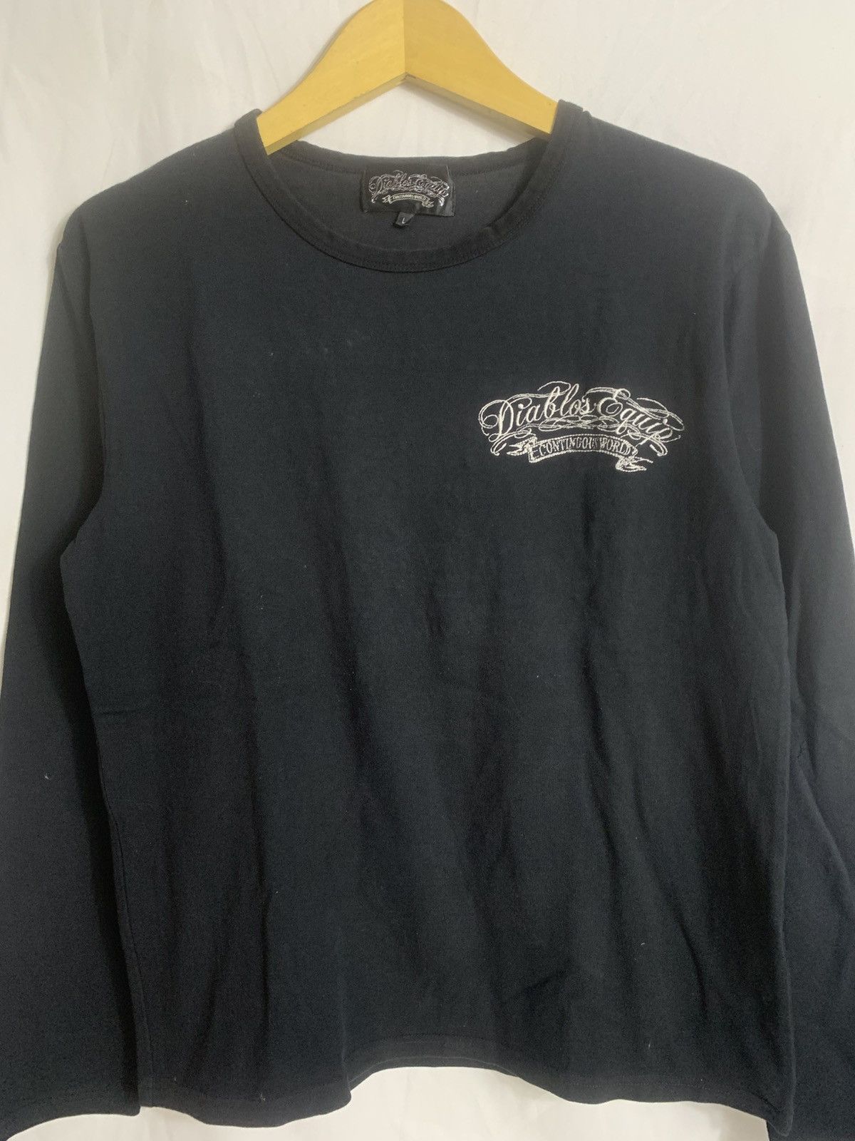 Japanese Brand Japanese Diablos Poem longsleve Size US M / EU 48-50 / 2 - 3 Thumbnail