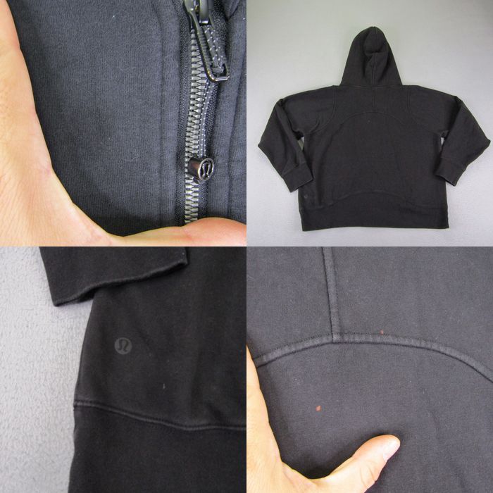 Lululemon Lululemon Hoodie Womens 12 Black Zip Up Sweater Jacket