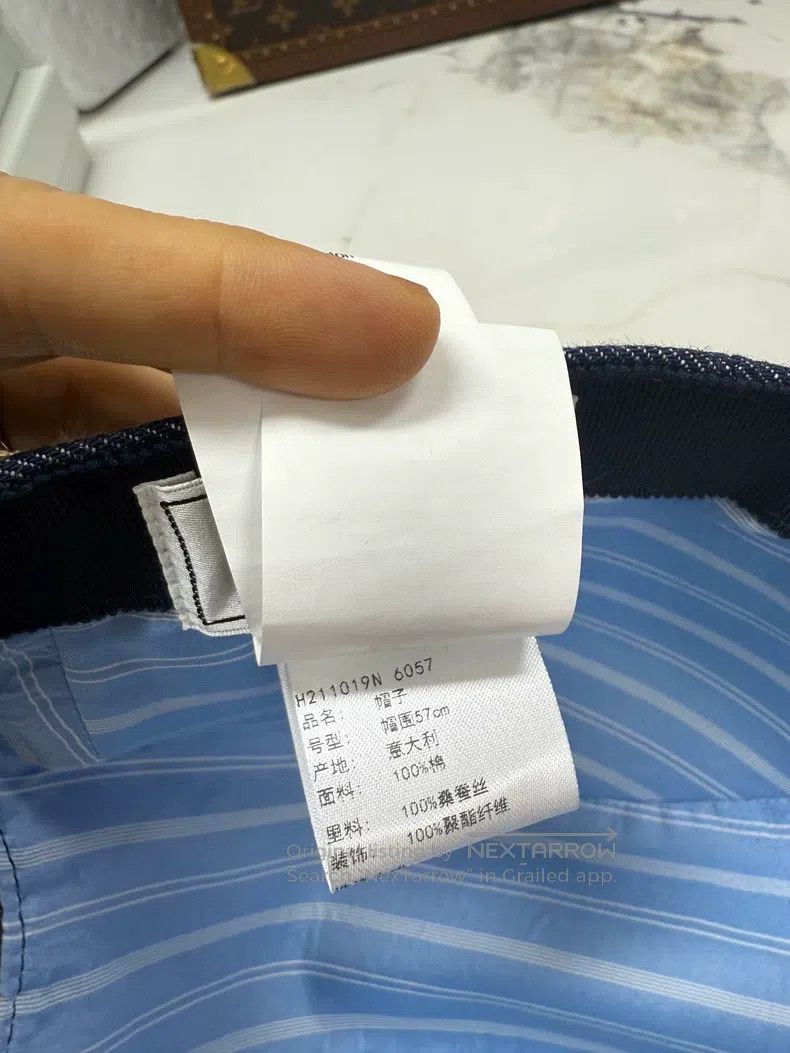 Hermes Hermes size 57 Denim Baseball Cap Size ONE SIZE - 6 Thumbnail