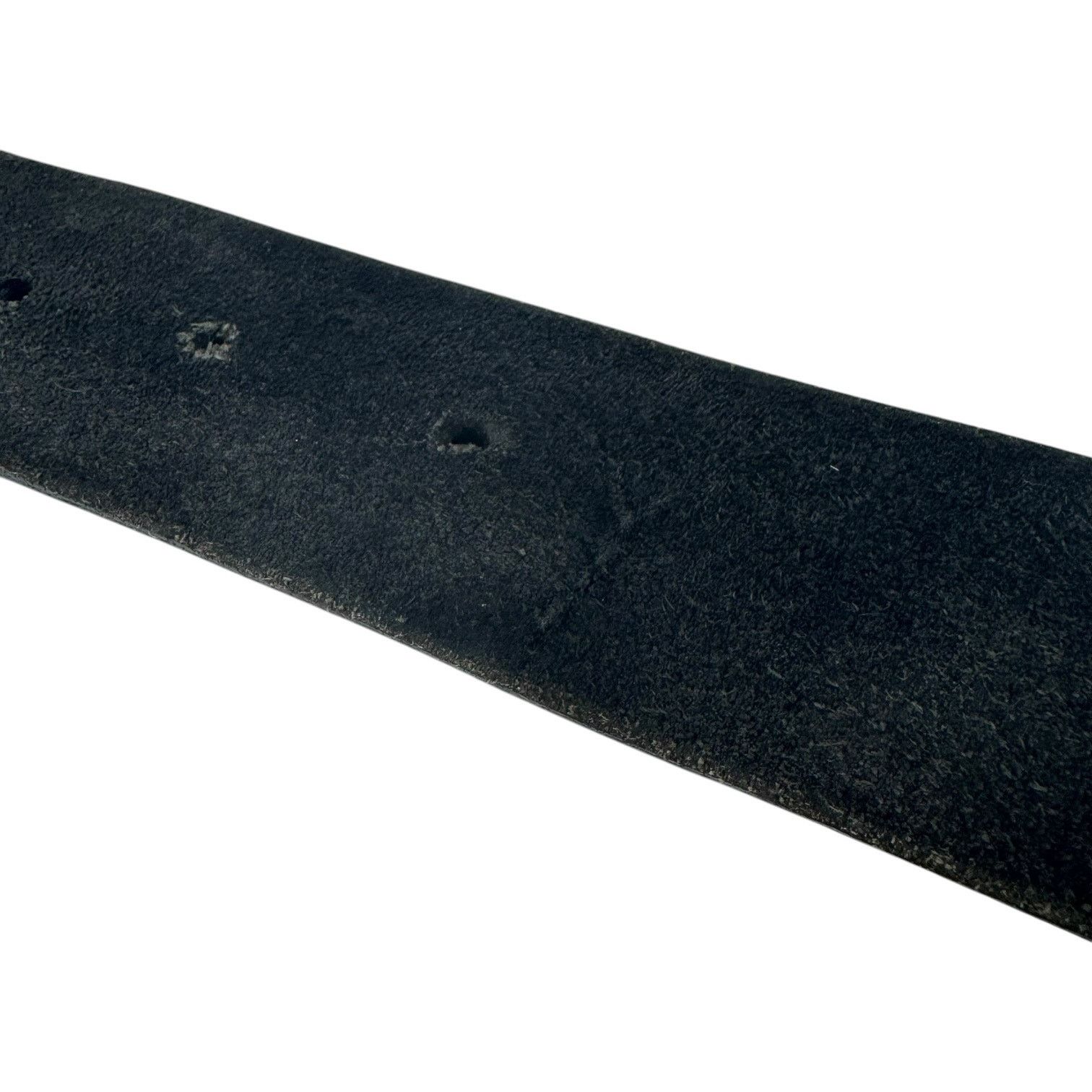 Gucci Gucci Crest Black Leather Belt Size ONE SIZE - 10 Thumbnail
