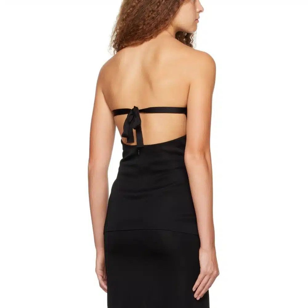 Tom Ford o1loc1c0625 TSK304 Stretch Top in Black Size S / US 4 / IT 40 - 3 Thumbnail