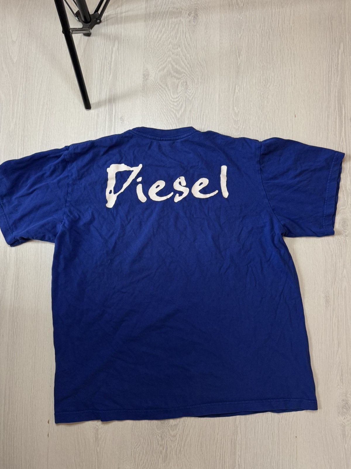 Diesel Vintage 90s Diesel Big logo t-shirt retro rare Y2K Size US XL / EU 56 / 4 - 2 Thumbnail