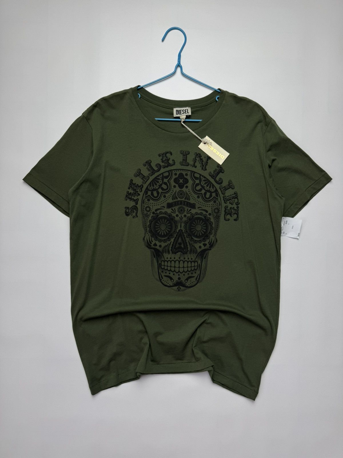 Diesel Diesel Graphic Logo T-Shirt - Black/Blue - Size L Brand New Size US L / EU 52-54 / 3 - 1 Thumbnail