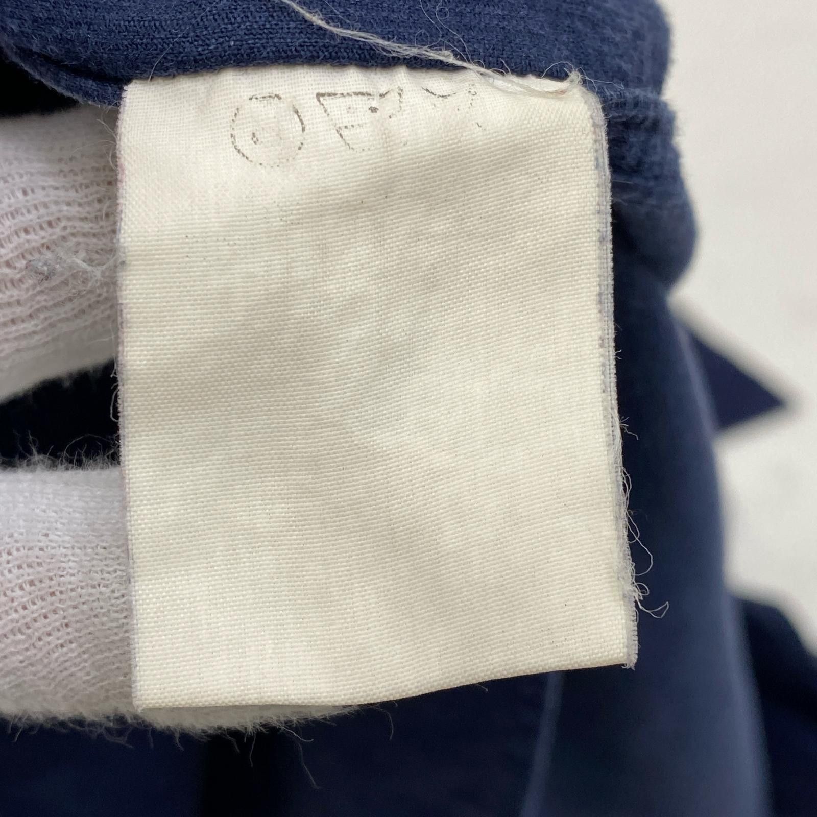 Comme des Garcons Homme Shirt Corduroy zip long sleeve plain pocket zip Navy Size US XL / EU 56 / 4 - 8 Thumbnail