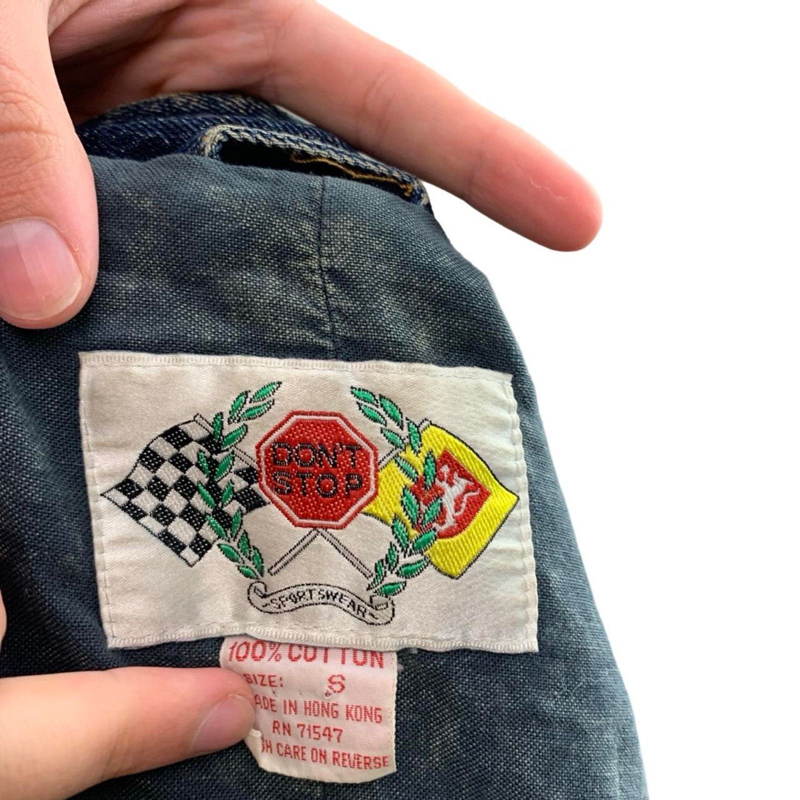 Vintage 90s Vintage Denim Chore Style Jacket Size US S / EU 44-46 / 1 - 6 Thumbnail