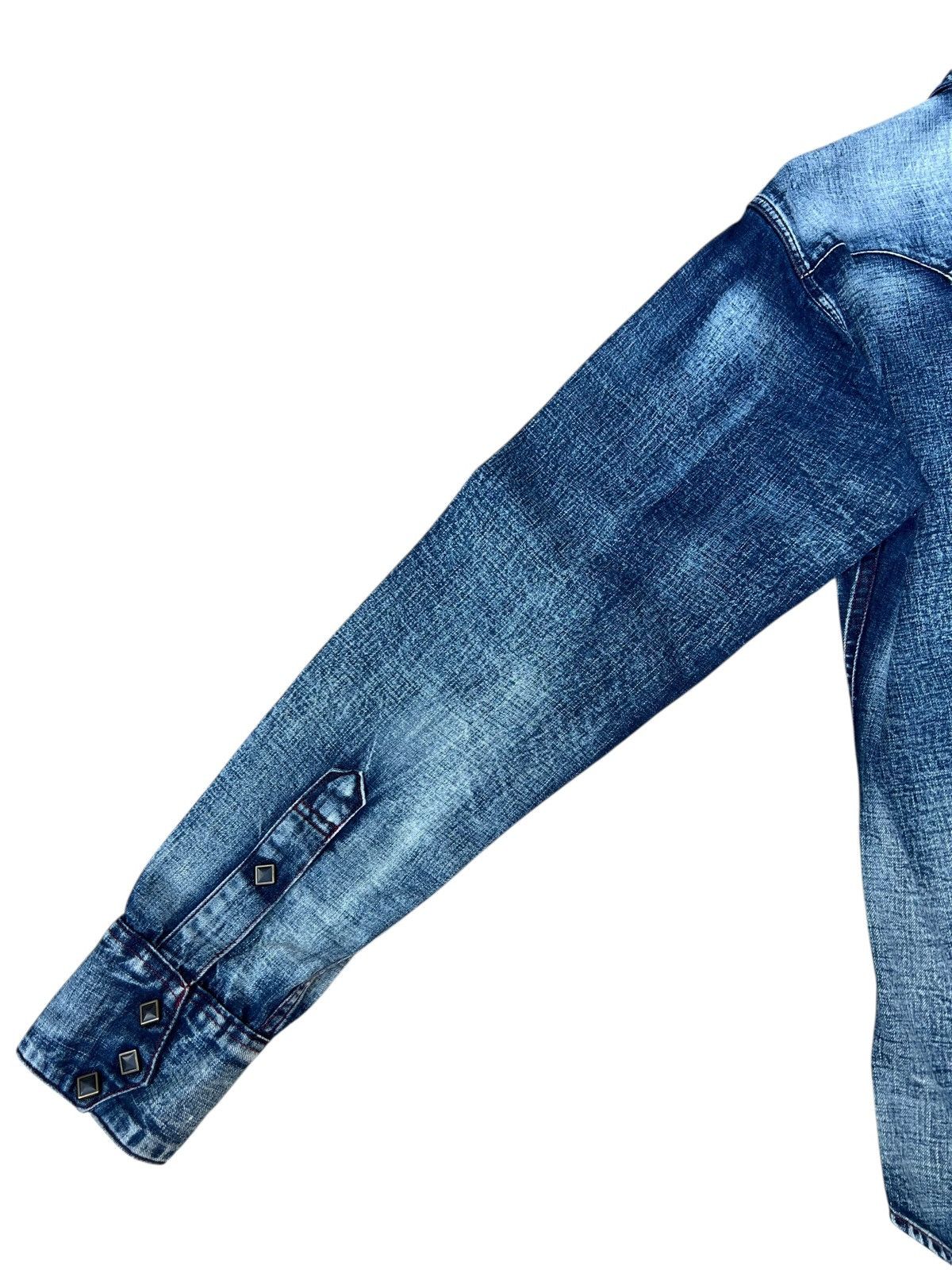 Levi's 2001 Levi’s Red Tab Slim Denim Western Shirt Snap Button Size US L / EU 52-54 / 3 - 20 Thumbnail