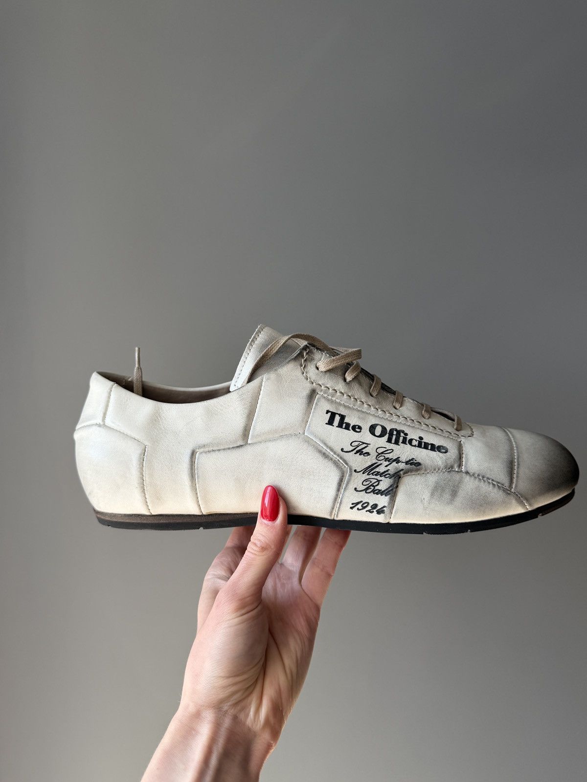 Officine Creative Officine Creative Vintage Distressed Low Top Sneakers Size US 10 / EU 43 - 3 Thumbnail
