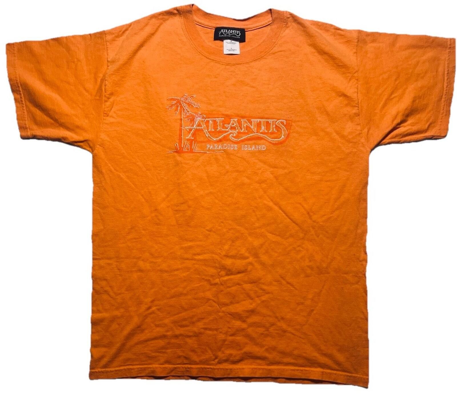 Other Atlantis Paradise Island Orange Graphic T-Shirt Size Large Size US L / EU 52-54 / 3 - 1 Thumbnail