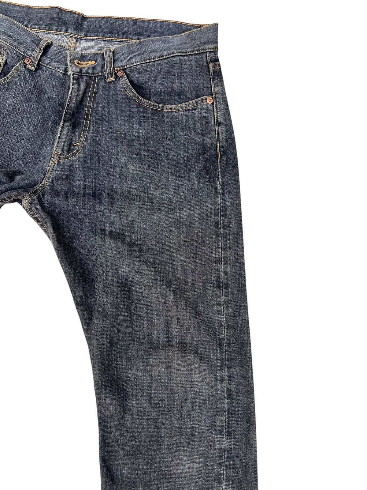 Comme des Garcons Homme 2005 CDGH AD2005 Black Denim Selvedge Jeans Size US 32 / EU 48 - 11 Thumbnail