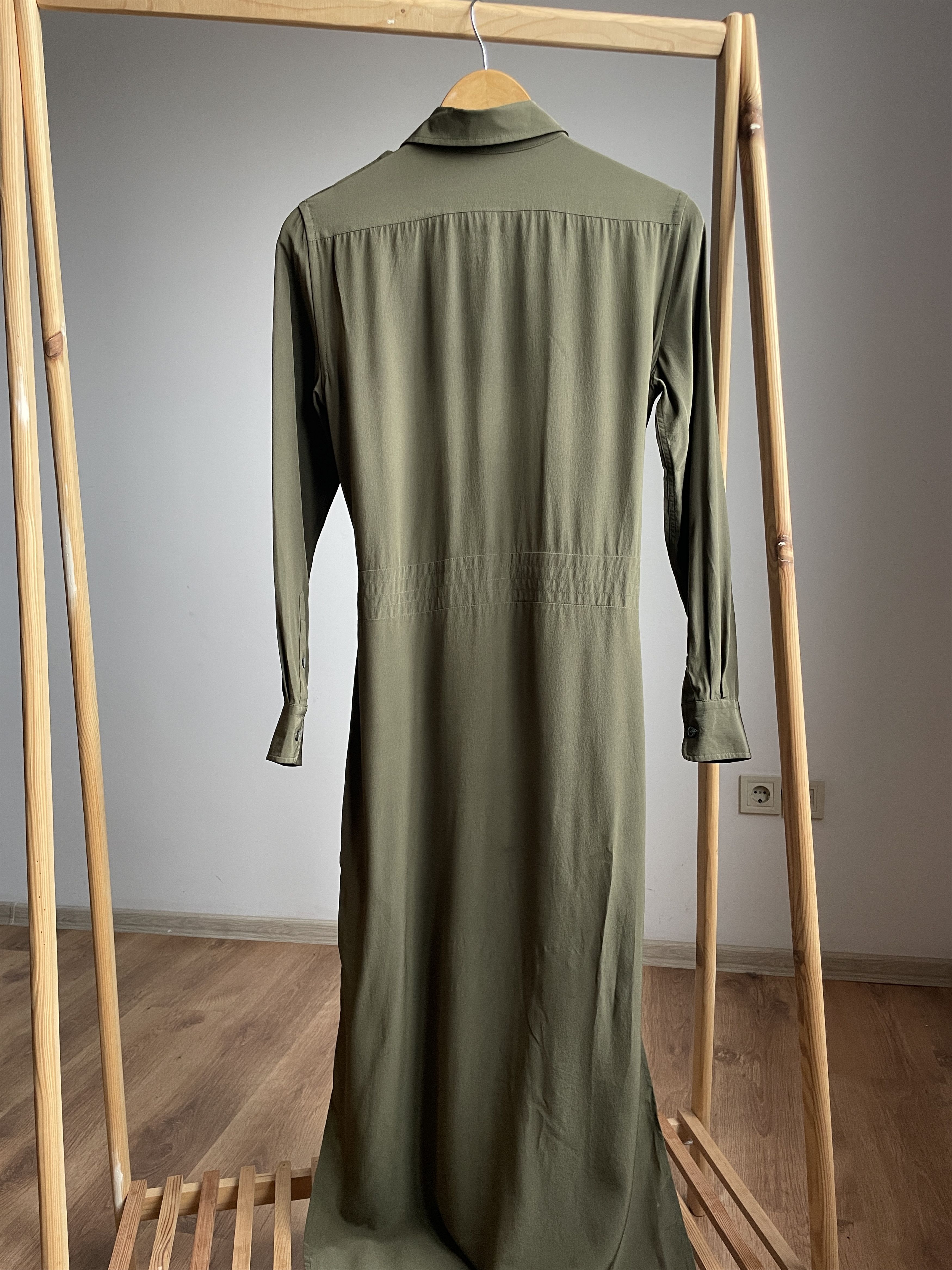 Polo Ralph Lauren Polo Ralph Lauren Military Silk Belted Shirt Dress Size 2 Size XS / US 0-2 / IT 36-38 - 3 Thumbnail