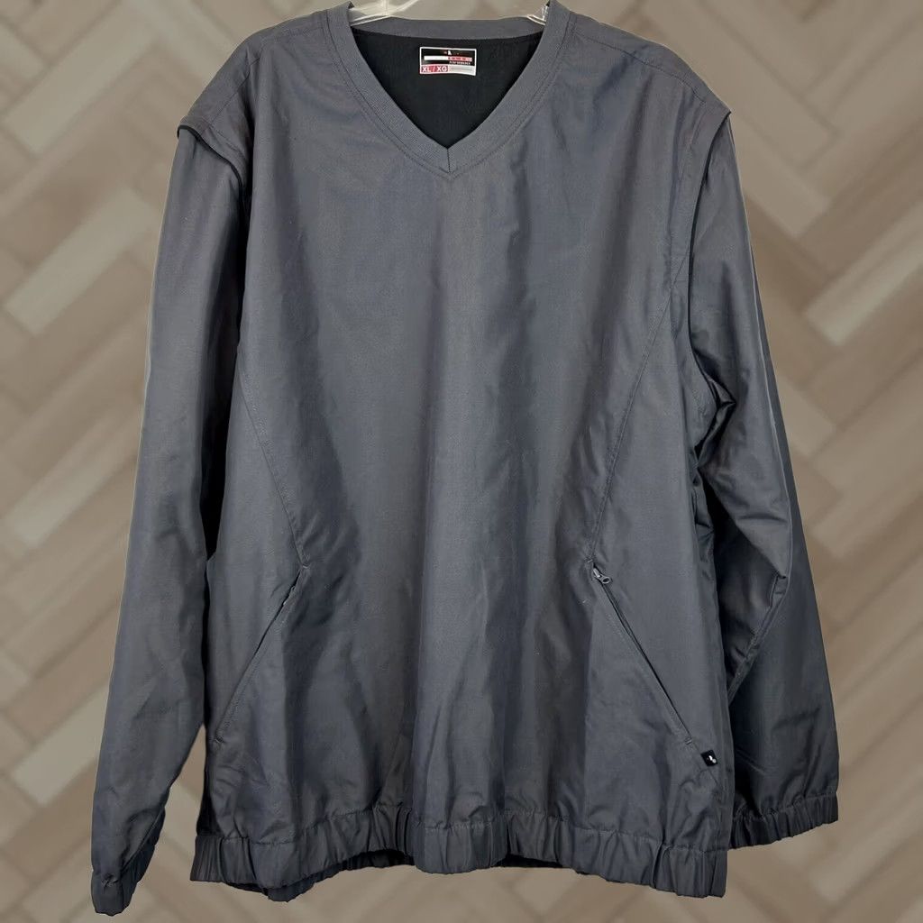 Vintage Grand Slam Jacket Mens XL Gray Golf Windbreaker Zip Sleeves Pocket Pullover Size US XL / EU 56 / 4 - 1 Thumbnail
