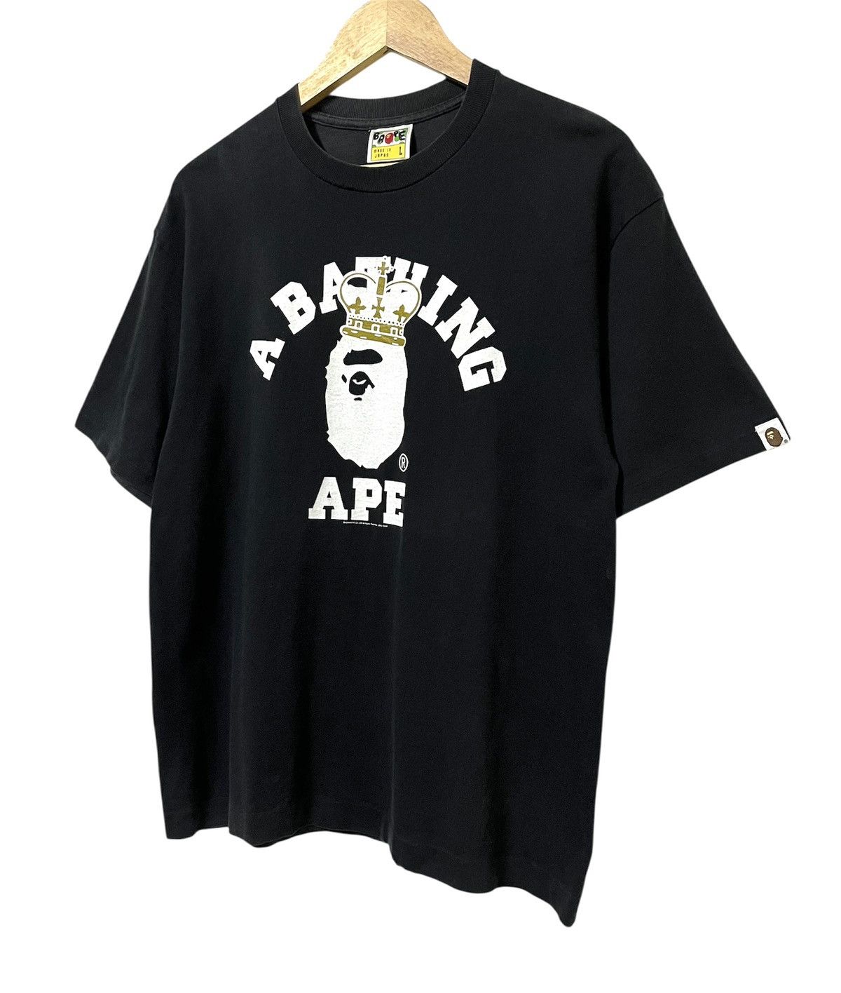 Bape A BATHING APE CROWN BAPE HEAD LOGO JAPANESE BRAND TSHIRT Size US L / EU 52-54 / 3 - 4 Thumbnail