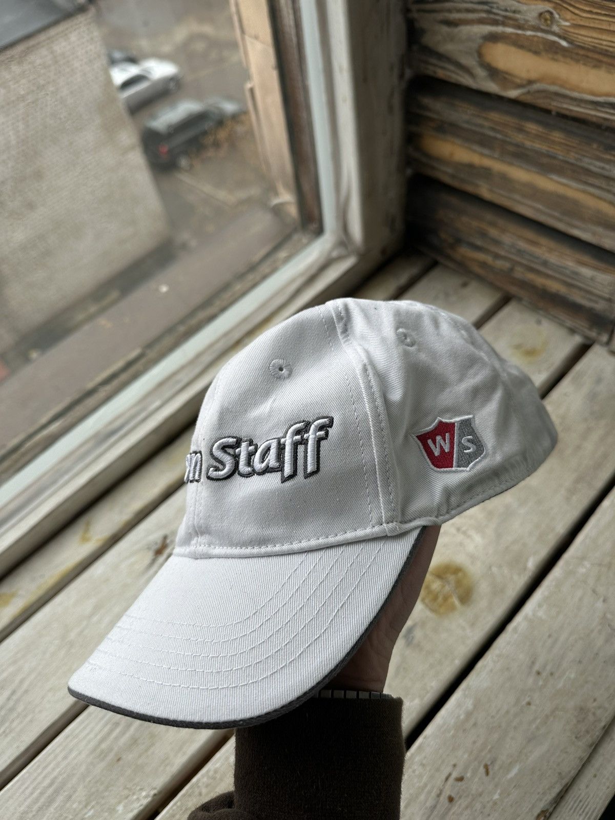 Vintage × Wilson 🚨Wilson STUFF Performance Cap Y2K big logo vintage tennis Size ONE SIZE - 4 Thumbnail