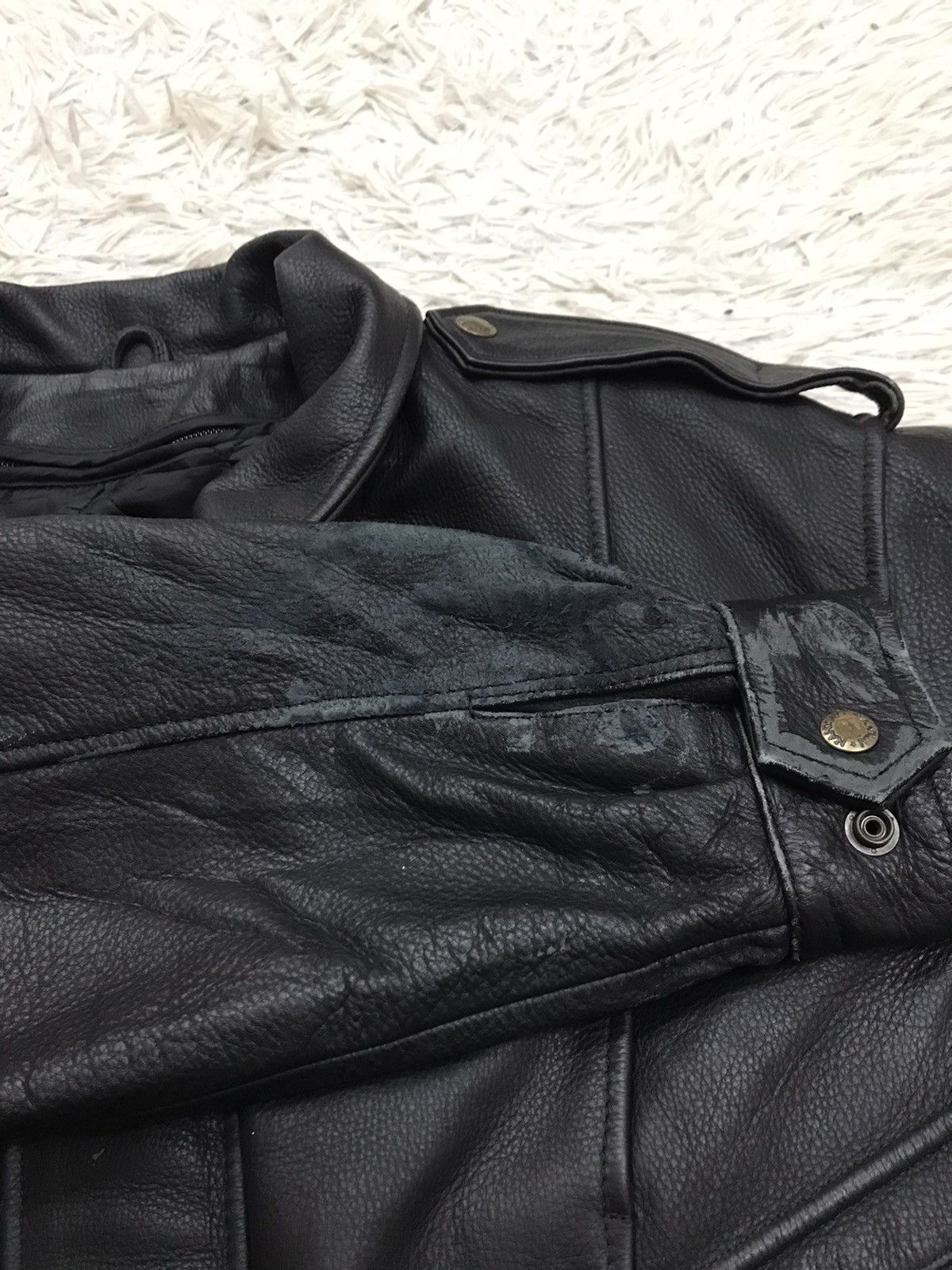 Vintage VINTAGE NANKAI MOTORCYLE TOP FASHION LEADER RIDING JACKET Size US L / EU 52-54 / 3 - 13 Thumbnail